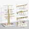 14.5 Inches Tall Metal Jewelry Organizer Stand Tray